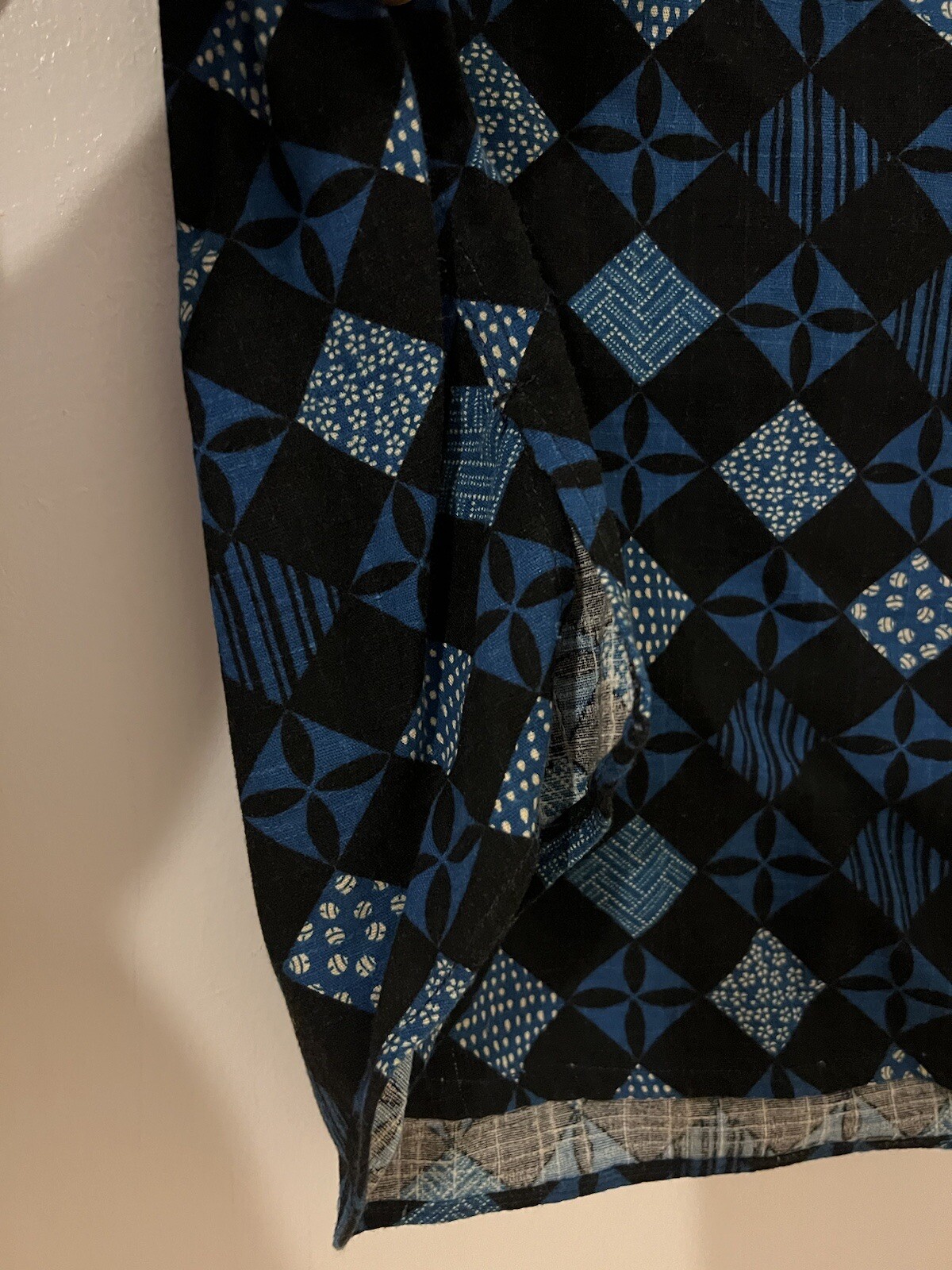 Gitman Vintage pattern half button pull over shirt - image 5