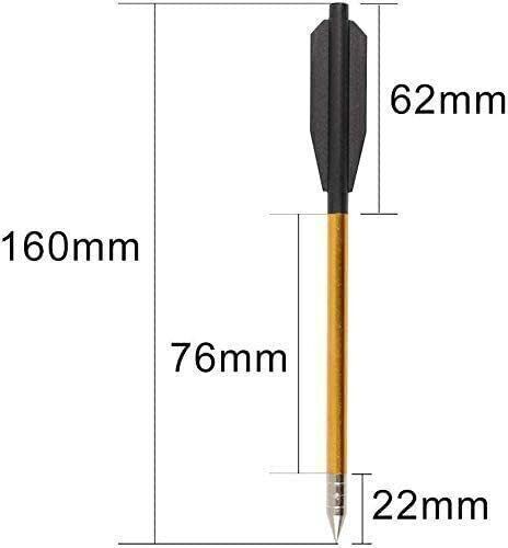 Jagdpistole Armbrust Metallpfeile Armbrust Bolzen Pfeile 6,25 Zoll 50-80 Pfund - Bild 4 von 5