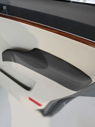 4x Door Handle Armrest Panels Microfiber Leather Cover Trim For Hyundai Veracruz - Picture 2 of 11