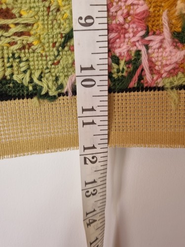 VINTAGE tapestry Completed Needlecraft Winter Cottage Traditional Cottagecore - Picture 5 of 6