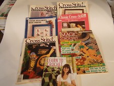 Cross Stitch Mags, Crochet Mag. and How To Crochet