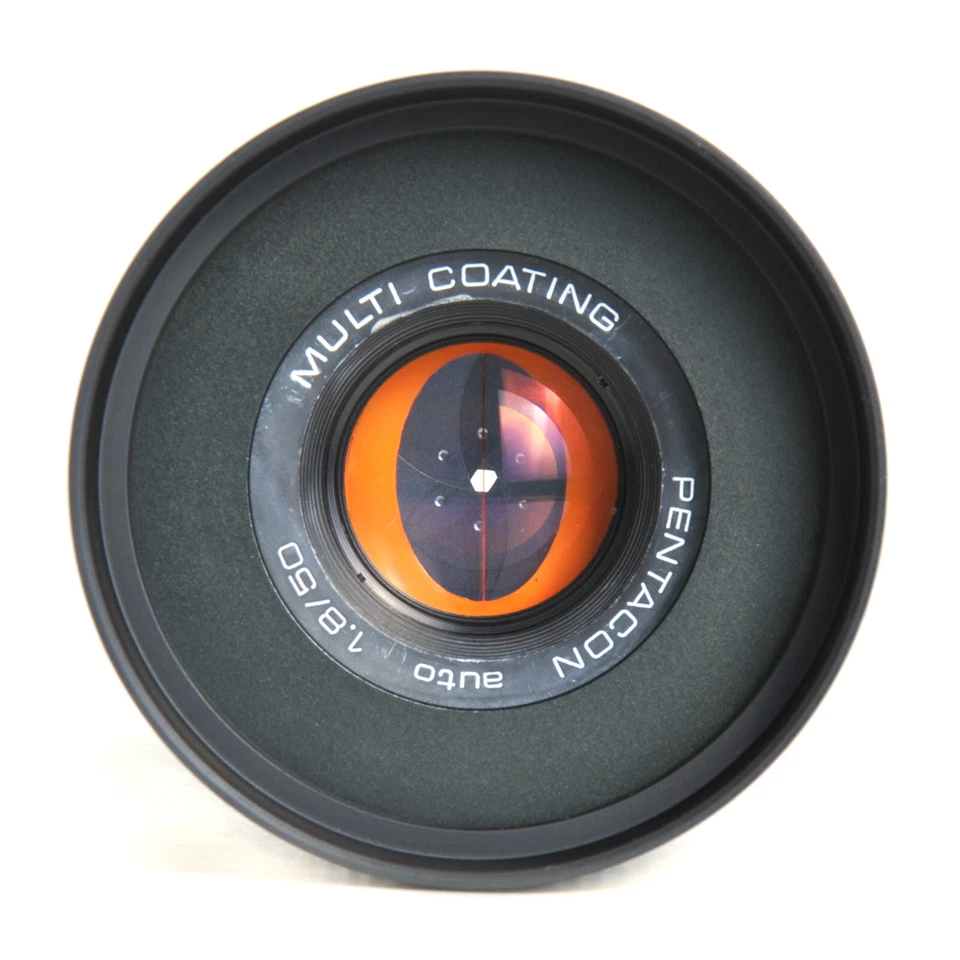 Pentacon Auto MC 50mm F1.8 Lens w/ Orange Anamorphic Bokeh & Flare For Canon EF! - Image 3 of 4