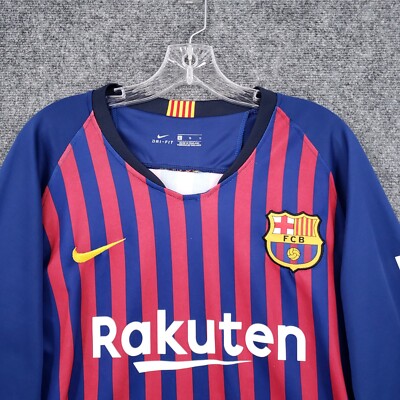 FC Barcelona 長袖シャツ Nike UNICEF 2010-2011 FC Barcelona Barca FCB Jersey Shirt Camiseta Away Unicef