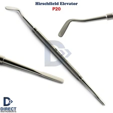 Dental Hirschfield Periosteal Elevator P20 Rounded Tip Oral Surgery Instrument