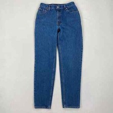 Vintage Levis Jeans 550 Size 28 Dark Wash High Rise Relaxed Fit Tapered Leg 90s