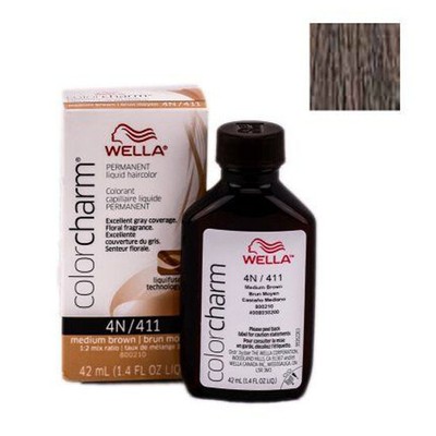 Wella Permanent Liquid Hair Color 4n 411 Medium Brown 1 4oz Ebay