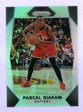 2017-18 Panini Prizm #34 ... Pascal Siakam Silver Prizm ... Raptors