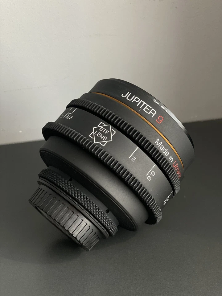Jupiter 9 85 T2.1 Canon EF REHOUSE Cinemod BTF Jupiter Cine Lens REHOUSED CINE - Image 3 of 4