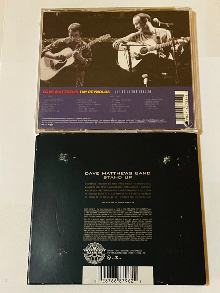 DAVE MATTHEWS BAND TIM REYNOLDS LIVE AT LUTHER COLLEGE NEW 2 CD SET + Stand Up ! - Imagem 2 de 2