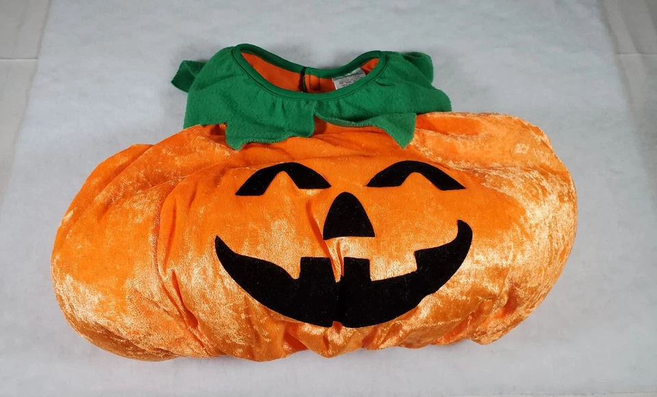 Хэллоуин ребенка ясельного возраста тыквы костюм 12-18 месяцев 4 изделия шляпа, костюм и пинетки - Изображение 3 из 4