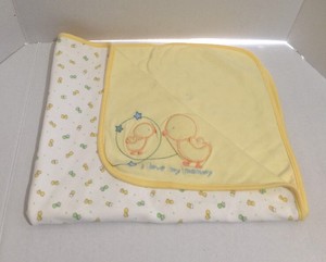 yellow receiving blanket
