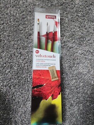 Princeton VelvetTouch Superior Synthetic Blend Brush For Mixed Media