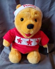 Vintage Mattel 1995 Disney Winnie the Pooh Santa Hat  Sweater Plush NWT