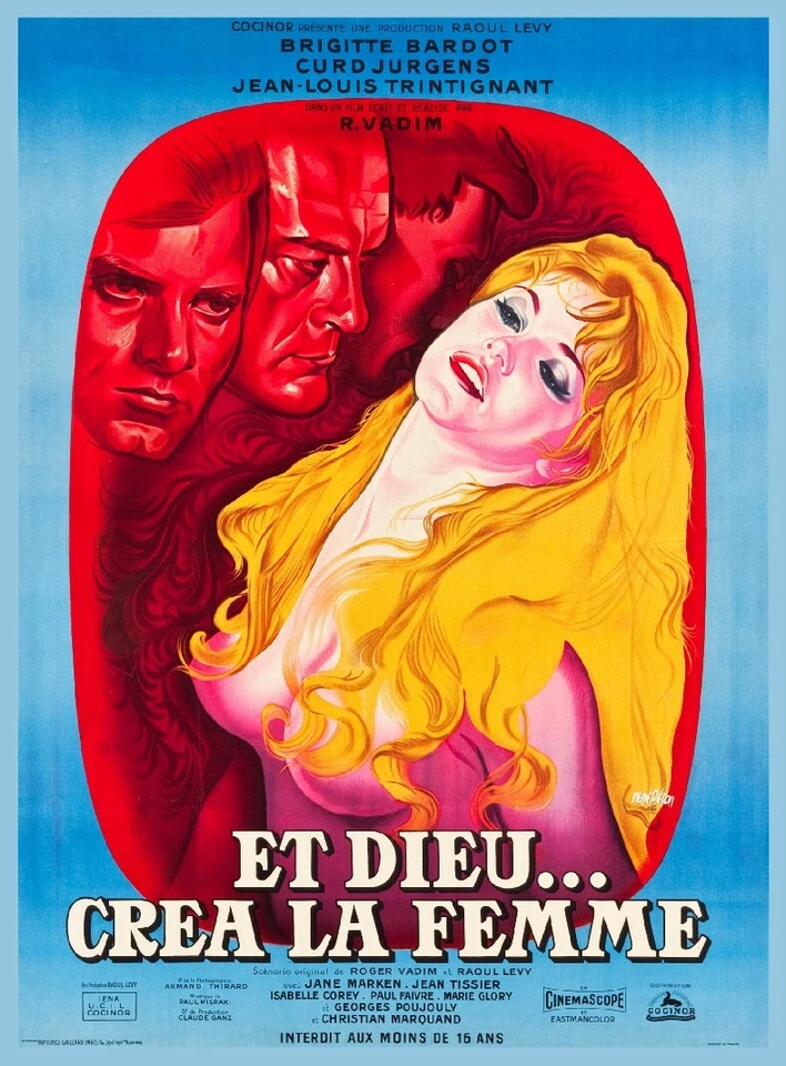 POSTERSANDCO ET DIEU Créa la FEMME FILM Rjqx-POSTER HQ 50x70cm d'une AFFICHE CINéMA