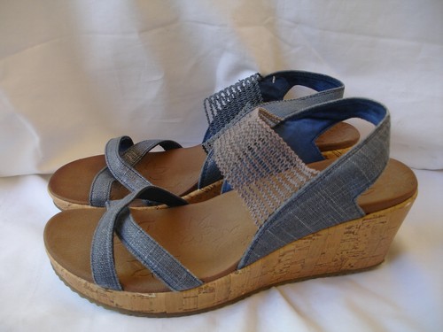 skechers luxe foam wedges