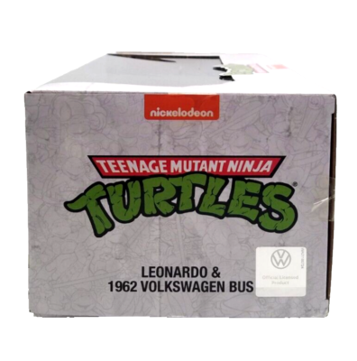 Jada TMNT Leonardo and 1962 Volkswagen Bus Teenage Mutant Ninja