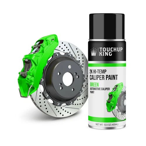 Green 2K Aerosol Brake Caliper Paint Hi-Temp Resistance Made in USA