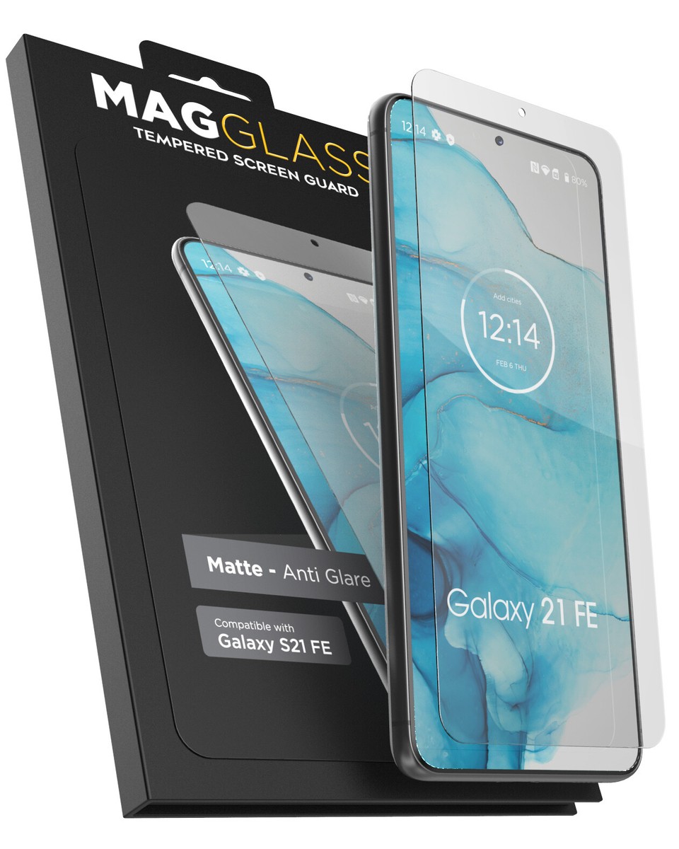 Samsung Galaxy S21 FE Matte Screen Protector Tempered Glass Anti