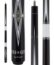 Action BW26 Black  White Pool Cue