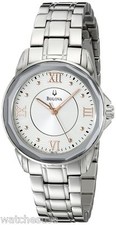 Bulova Women's Dress Round Bracelet Watch 96L172