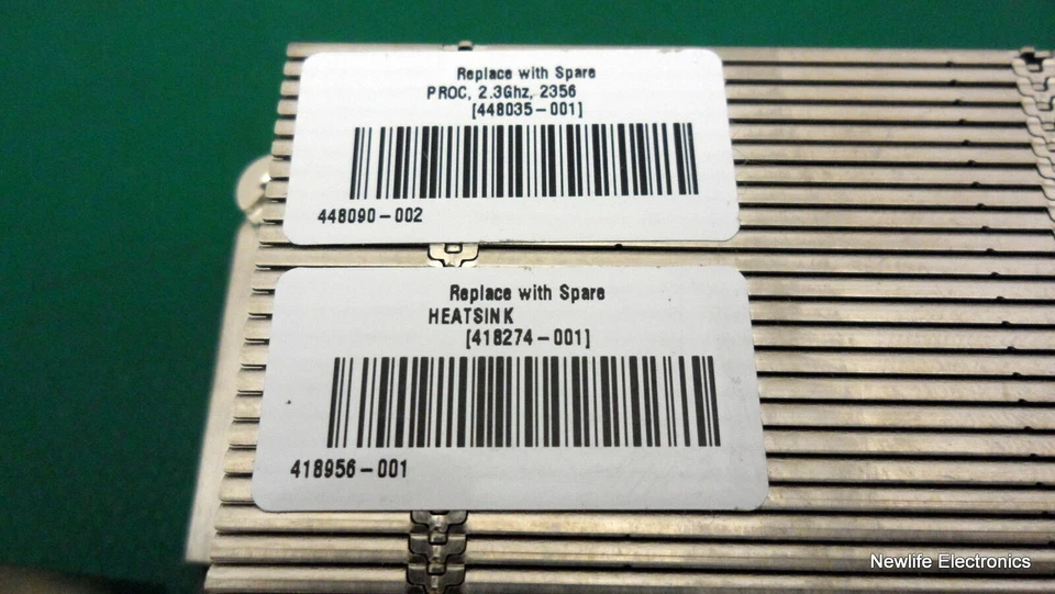 HP 445106-B21 AMD Opteron 2356 2.3GHz CPU (448035-001) w/ Heatsink - Image 4 of 4