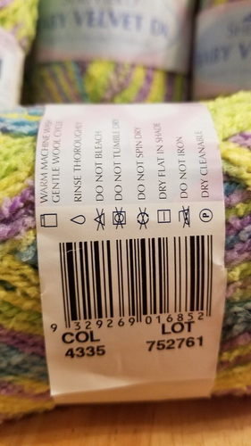 Schäferbaby Samt DK Garn Wolle/Nylon Wacholder Feuerwerk 5 Knäuel - 50gm - Bild 6 von 6