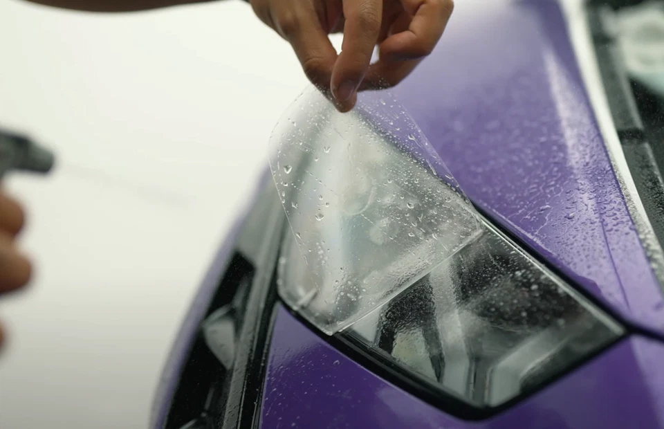 05-13 Corvette C6 Z06 capó parcial guardabarros protección pintura ultra brillante TPU PPF Foto 3 de 3