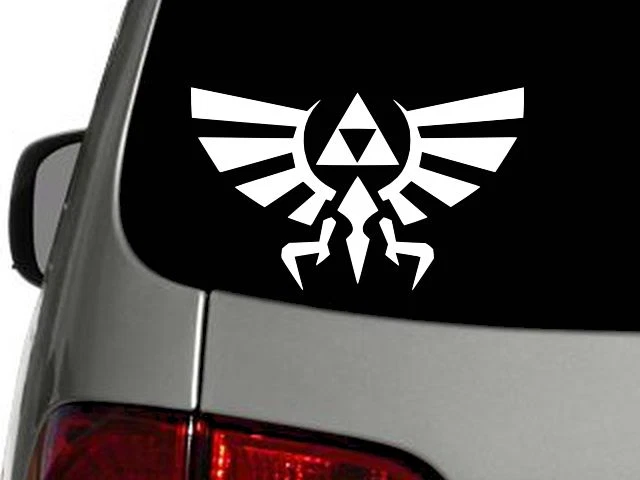ORACAL LEGEND OF ZELDA TRIFORCE Vinyl Decal Car Wall Sticker CHOOSE SIZE COLOR
