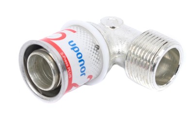 Uponor Winkelnippel -Press Plus MLC 25x3/4'' AG 90