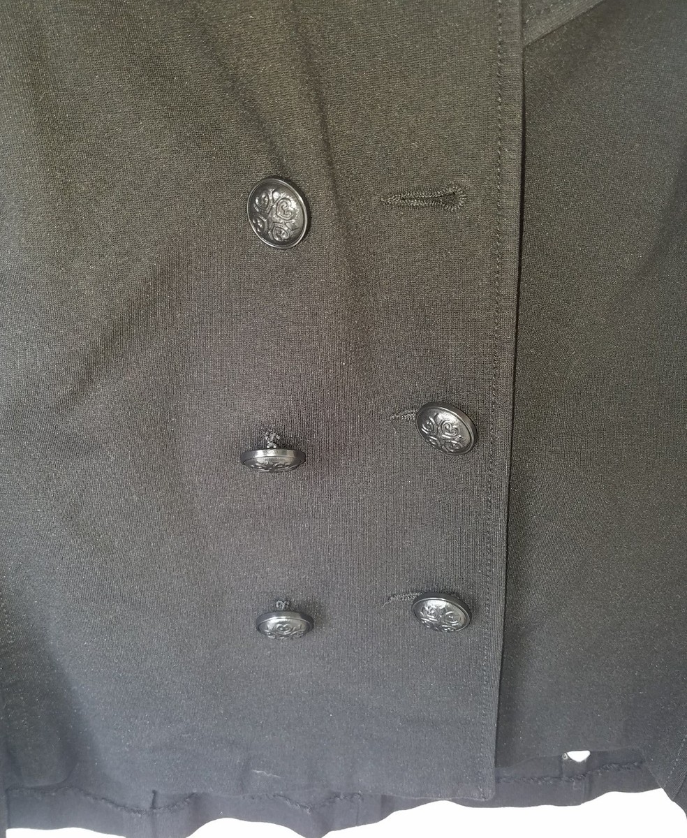 Veste Blazer CAbi Femme - Noir, Taille M, Double Boutonnage Et Stretch - Occasion Très Bon état