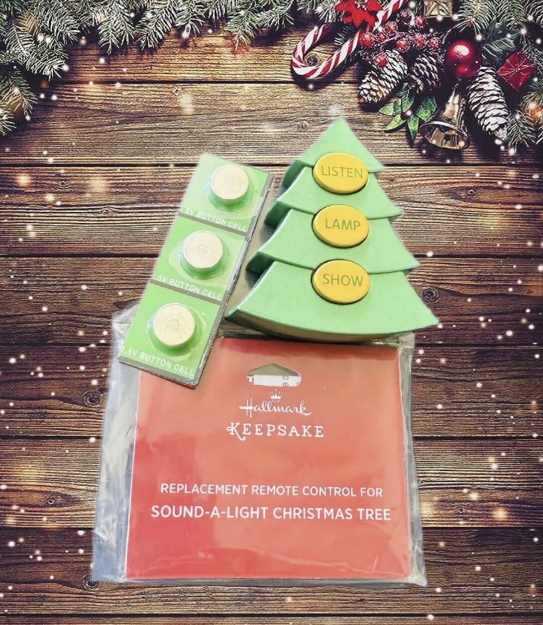 New Hallmark SoundaLight Christmas Tree Replacement Remote Control