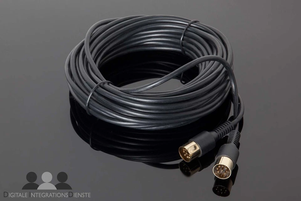 CAVUS Cable Power Link 10 m negro para Bang & Olufsen B&O Powerlink Beo completamente ocupado