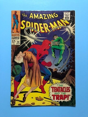 THE AMAZING SPIDER-MAN #54 1967  MARVEL COMICS SILVER AGE GD/VG