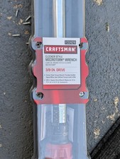 Craftsman 009-31423 38 Inch Drive Wrench Torque Opened Never Used. Craftsman 009-31423 38 Inch Drive Wrench Torque Opened Never Used.
