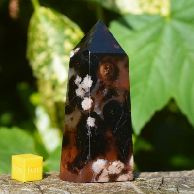 Carnelian Flower Agate Crystal Tower | Growth   Transformation   Confidence
