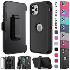 For iPhone 11 Pro Max 11 Pro 11 Case Heavy Duty Shockproof Phone Cover With Clip