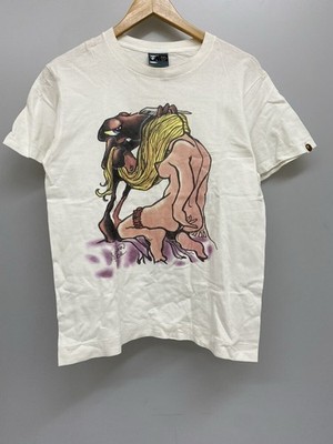 A Bathing Ape S White Cotton Plain TShirt Men