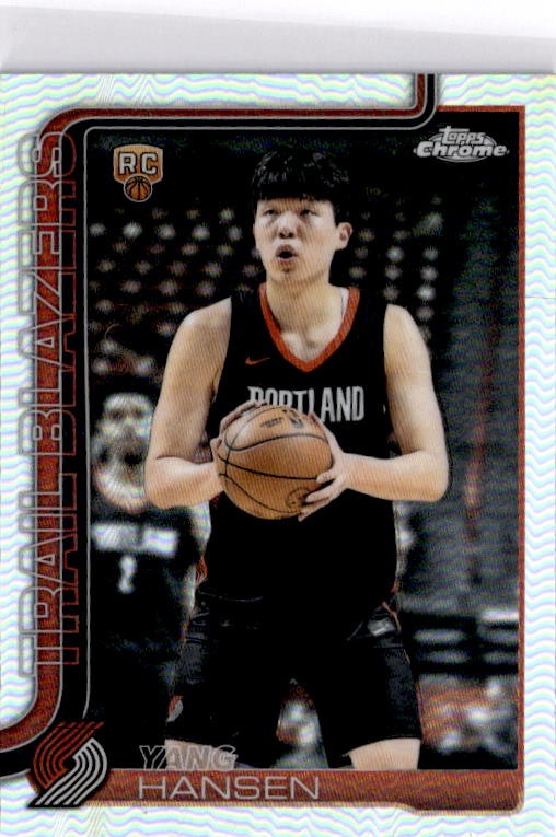 2025-26 Topps Chrome #266 Yang Hansen Refractor