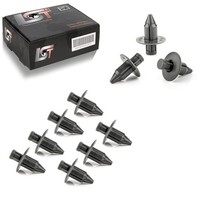 10X Seitenverkleidung Kofferraum Befestigung Clips Spreizniete FÜR Suzuki Grau
