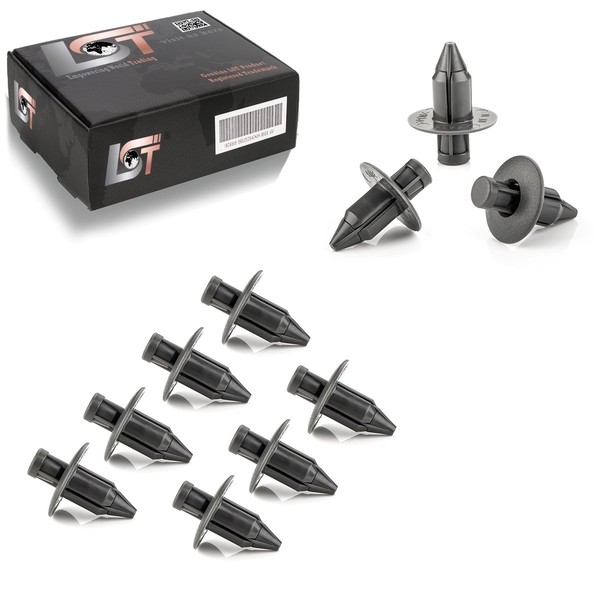 10X Seitenverkleidung Kofferraum Befestigung Clips Spreizniete FÜR Suzuki Grau-image