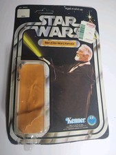 Vintage Kenner Star Wars Ben Obi-Wan Kenobi Cardback 12 Back With Bubble