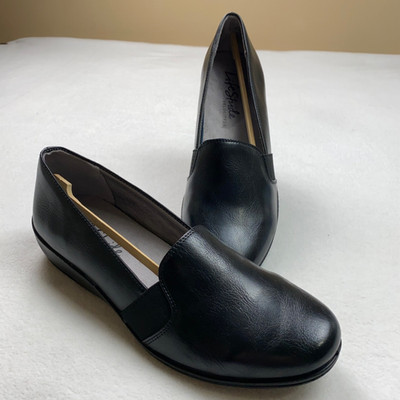 Life Stride Velocity 2 Isabelle Womens Shoes 8 1/2 Black Athena Slip On NIB