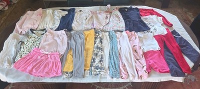 Huge Lot 25 Piece 2-3 Years Old Girl s Clothing Mixed Bundle Lot 