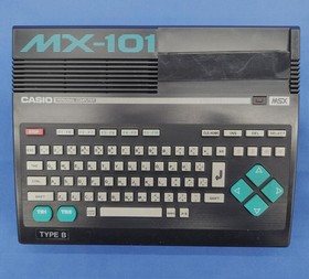CASIO MX-101 MSX Personal Computer Vintage 1980s Retro Gaming System Japan