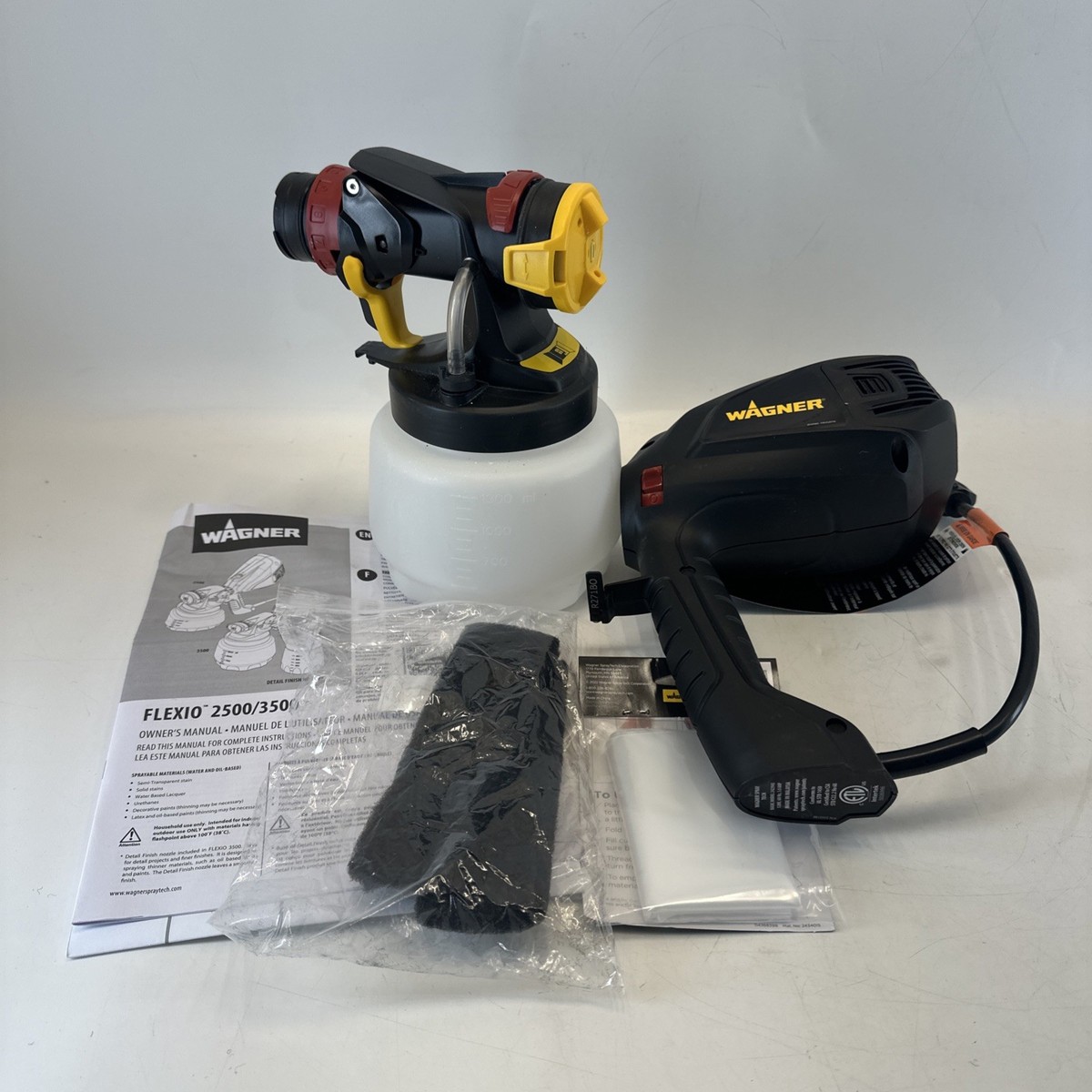 Wagner Flexio 2500 Electric Handheld HVLP Sprayer Model 2409509