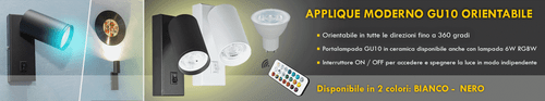 LED Wandleuchte 6W RGB RGBW Lampe GU10 Wand Wand SCHWENKBAR Farblicht 230V - Bild 12 von 14
