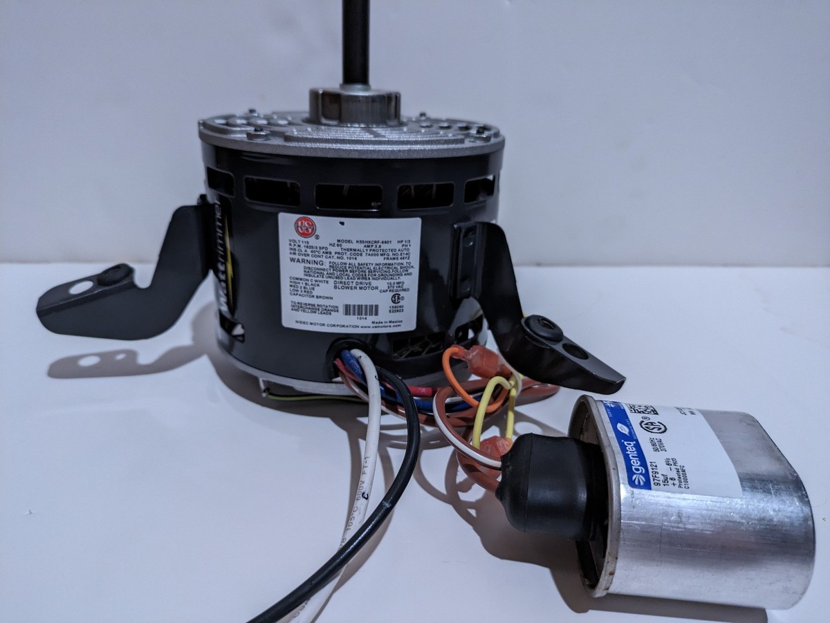 US Motors K55HXCRF-6601 Blower Motor 1625 RPM 115V 3.8A 1/3HP | eBay