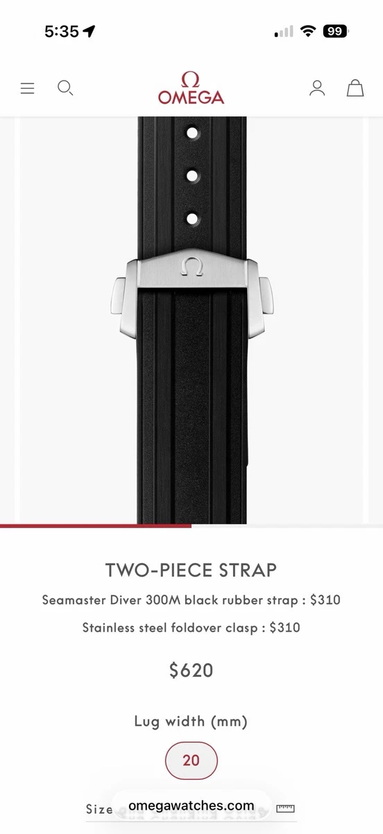 OMEGA Two-Piece Strap Wristwatch Bands for sale | eBay
