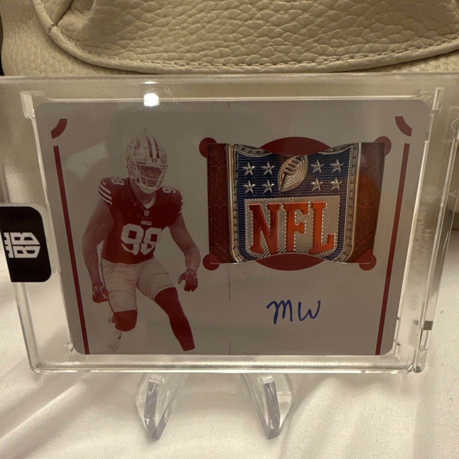 Panini National Treasures Football Mykel Williams #184 49ers Patch Auto 2025 1/1