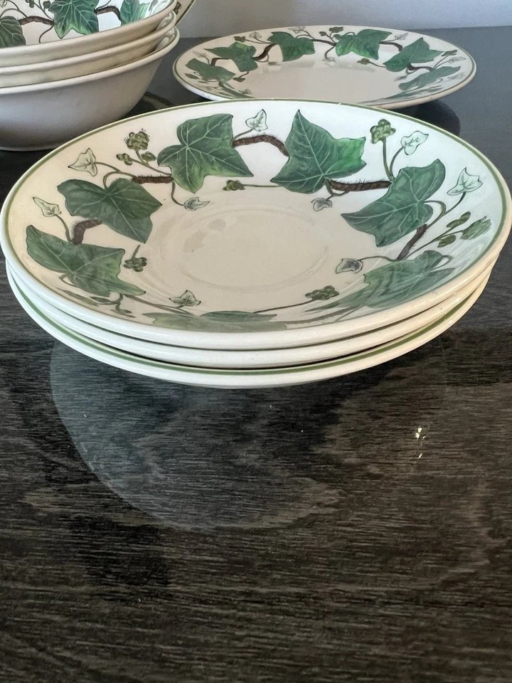 Wedgwood Napoleon Ivy Pattern No 4751 Replacement Dishes 11 Pieces - Image 3 of 4